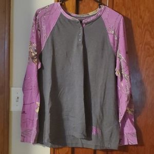 MossyOak Purple Camo Long-sleeved.